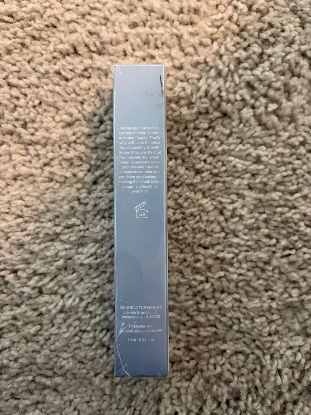 Blushe Clinetrics Growth Serum Casting Mascara — Black